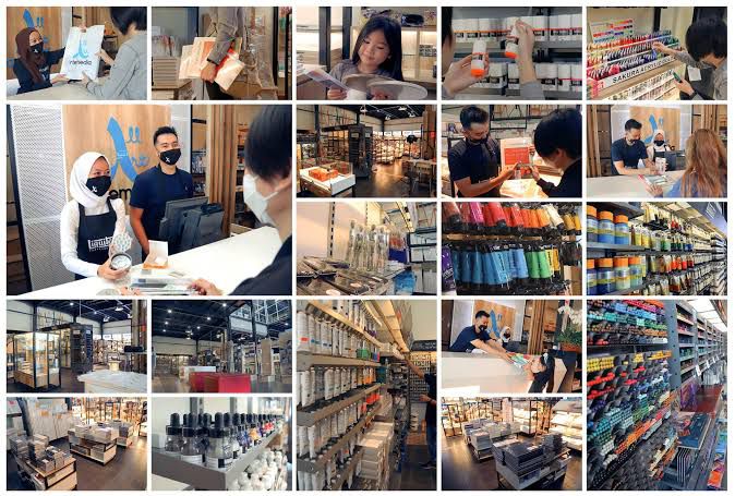 Toko alat lukis terdekat di bandung,toko alat lukis bandung