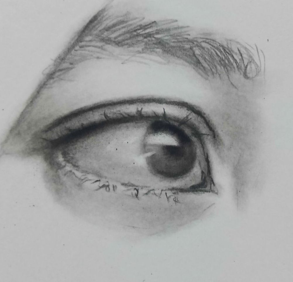 Sketsa mata,gambar mata pensil